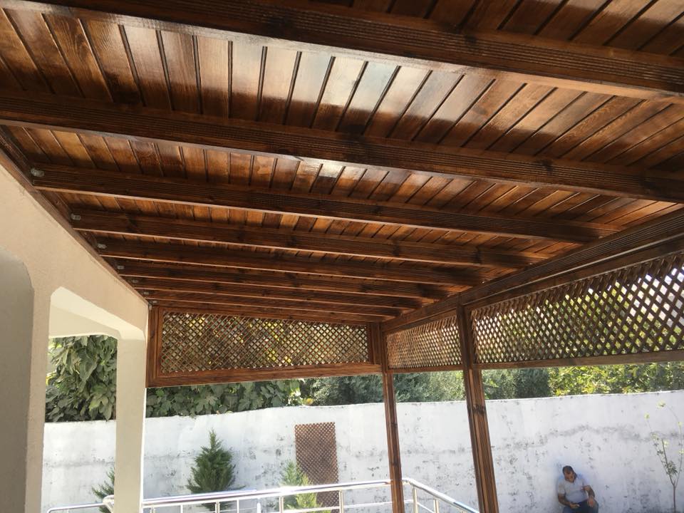 Ahşap Pergola Tente